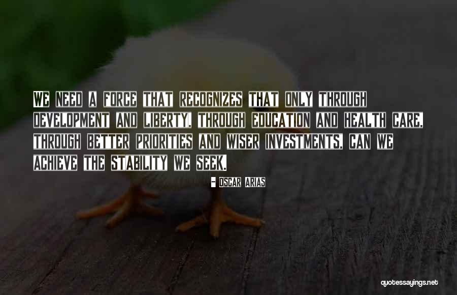 Bidinger Md Quotes By Oscar Arias Bidinger Md Quotes By Oscar Arias