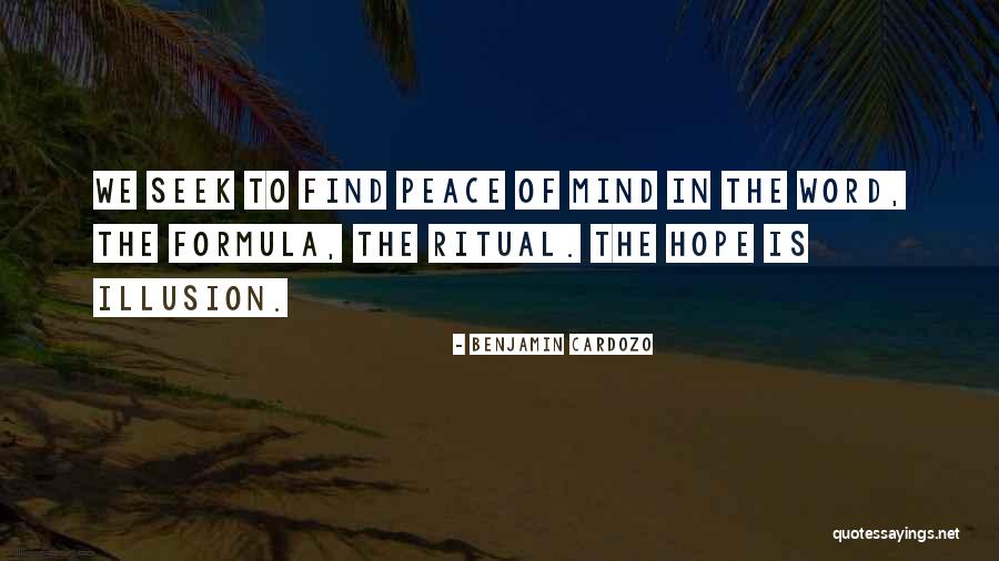Bielanski Szpital Quotes By Benjamin Cardozo Bielanski Szpital Quotes By Benjamin Cardozo