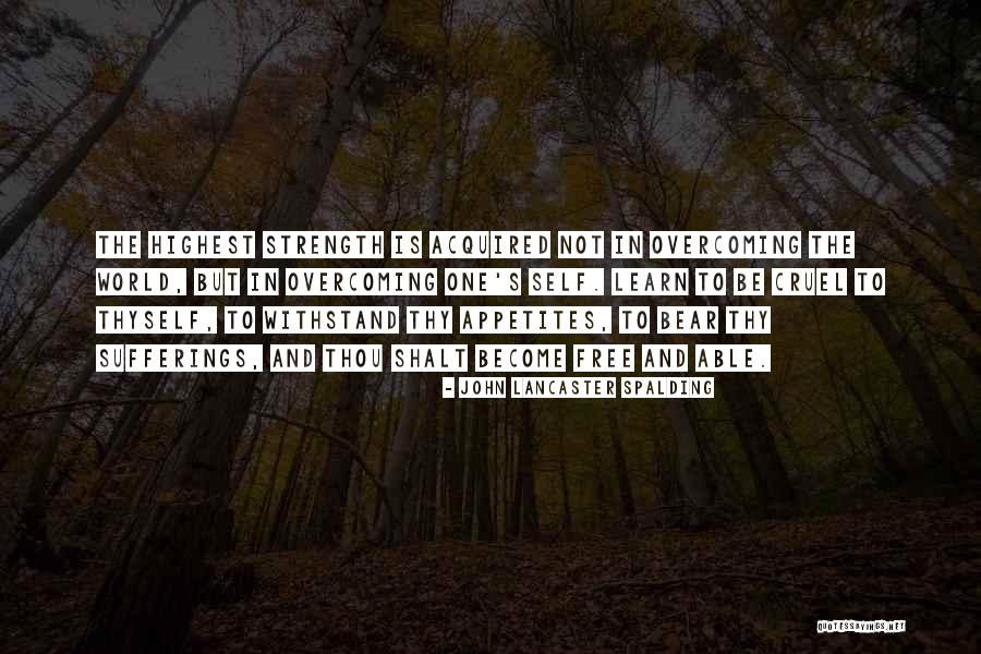 Bieye Quotes By John Lancaster Spalding Bieye Quotes By John Lancaster Spalding