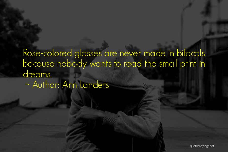 Bifocals Quotes By Ann Landers