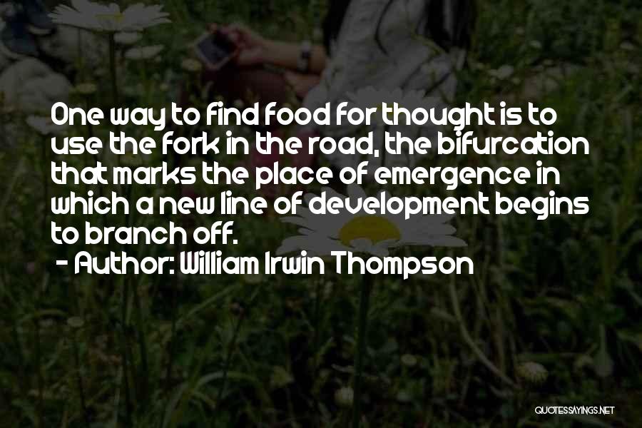 Bifurcation Quotes By William Irwin Thompson