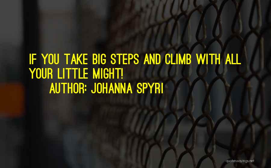 Big And Little Quotes By Johanna Spyri