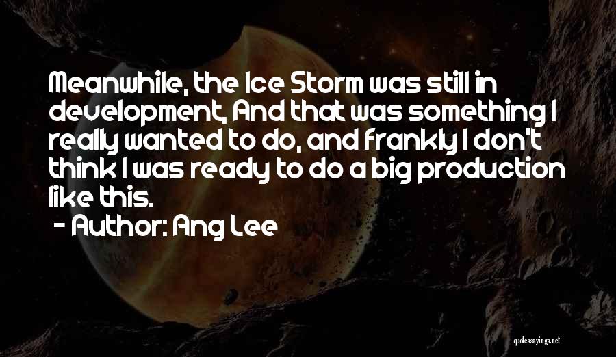 Big Ang Quotes By Ang Lee