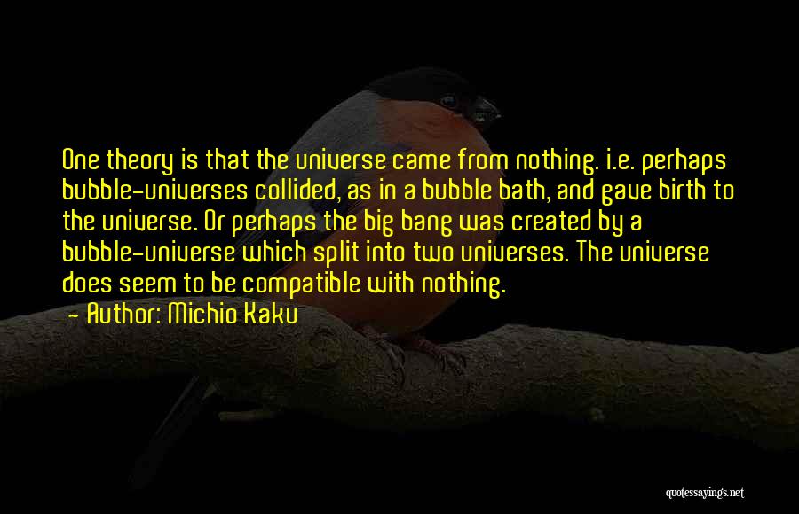 Big Bang Theory Quotes By Michio Kaku