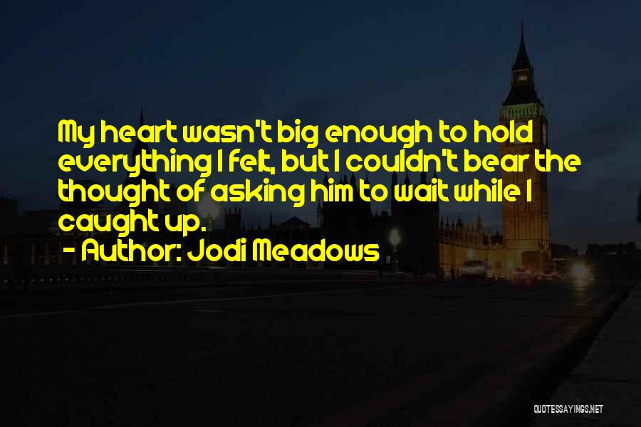 Big Bear Quotes By Jodi Meadows