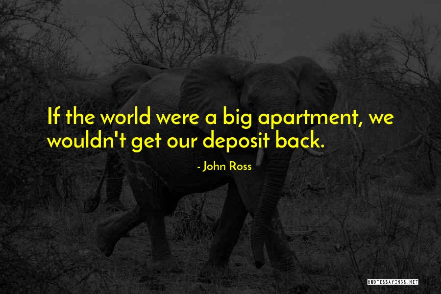 Big Big World Quotes By John Ross