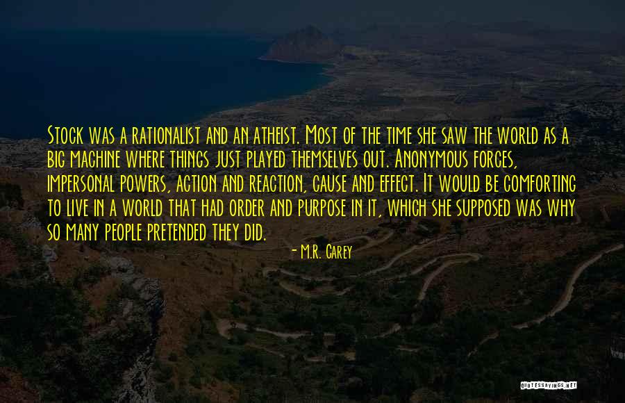 Big Big World Quotes By M.R. Carey Big Big World Quotes By M.R. Carey