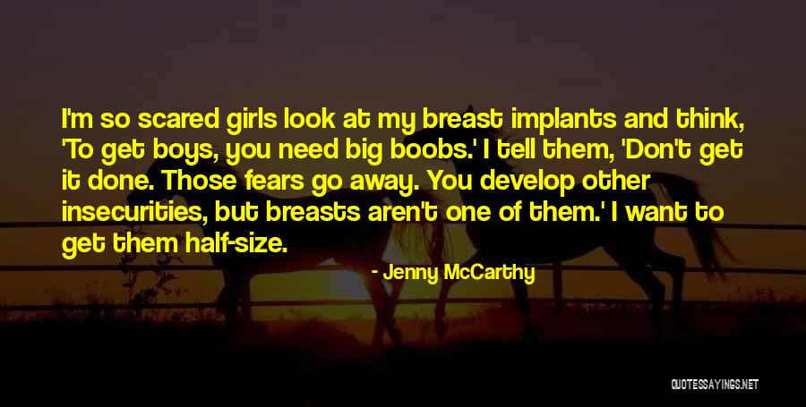 Big Breast Quotes By Jenny McCarthy Big Breast Quotes By Jenny McCarthy