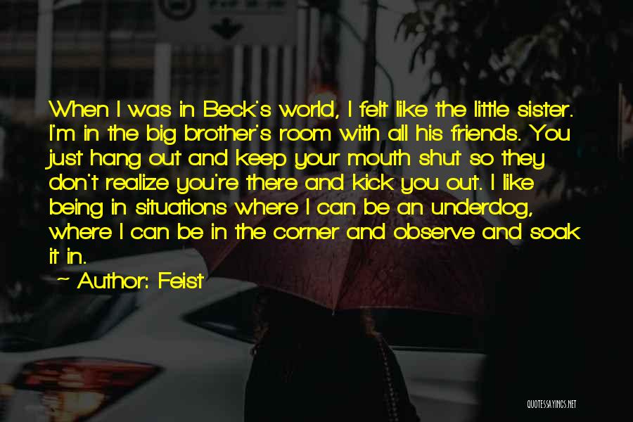 Big Brother And Little Sister Quotes By Feist