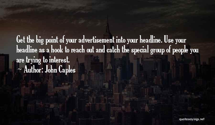 Big Catch Quotes By John Caples