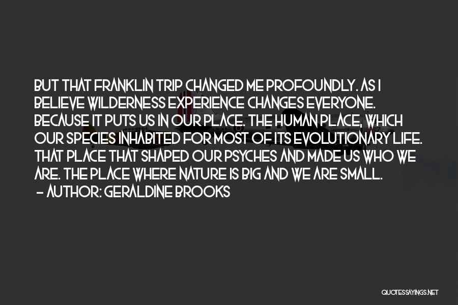 Big Changes In Life Quotes By Geraldine Brooks