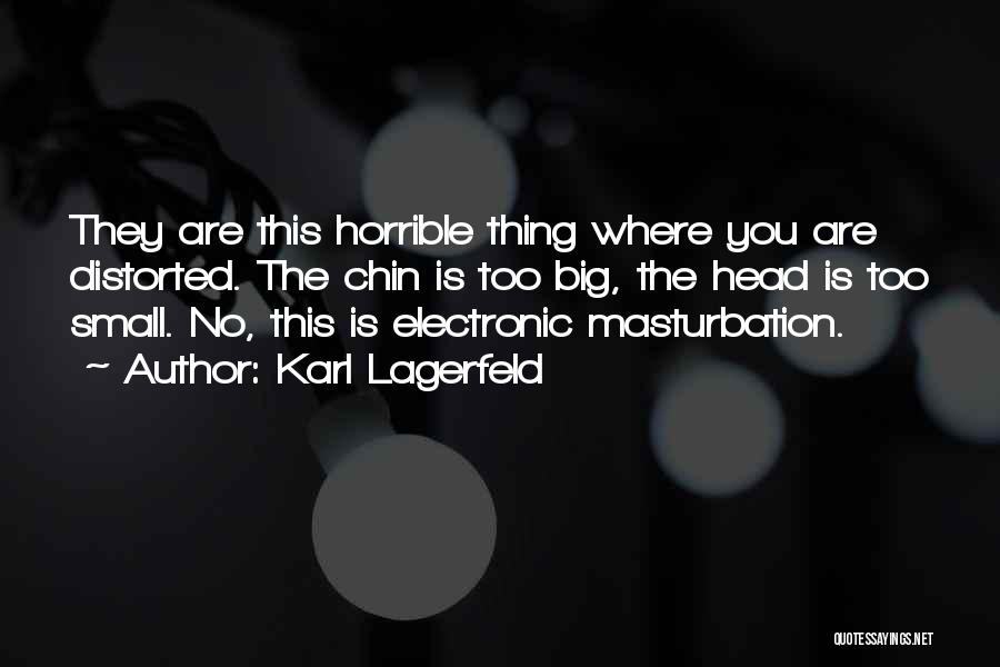 Big Chin Quotes By Karl Lagerfeld