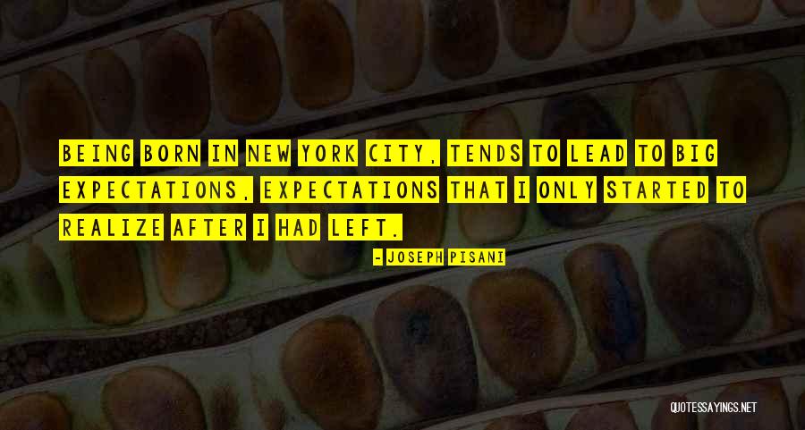 Big Cities Quotes By Joseph Pisani