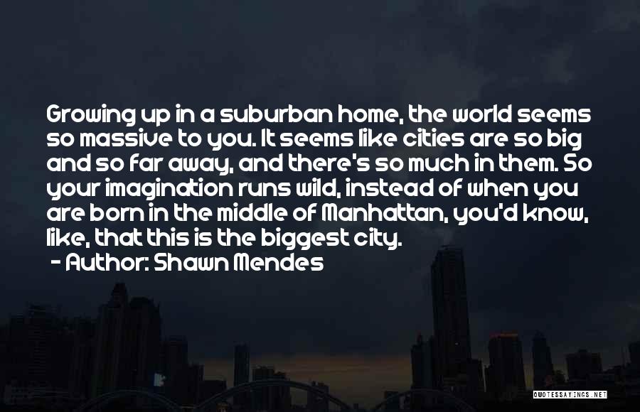 Big Cities Quotes By Shawn Mendes