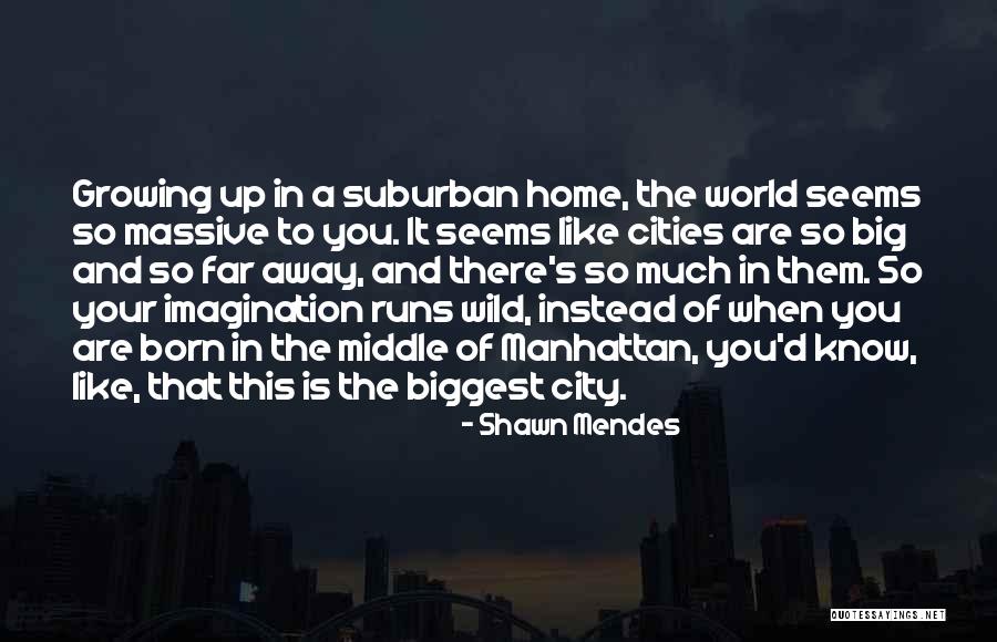 Big Cities Quotes By Shawn Mendes