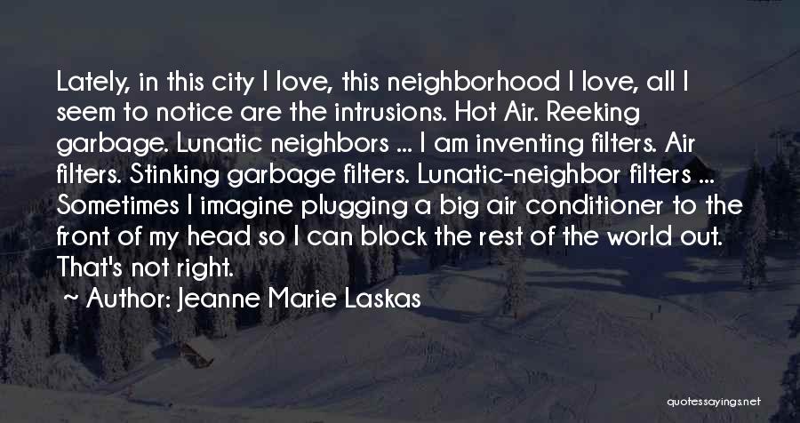 Big City Love Quotes By Jeanne Marie Laskas