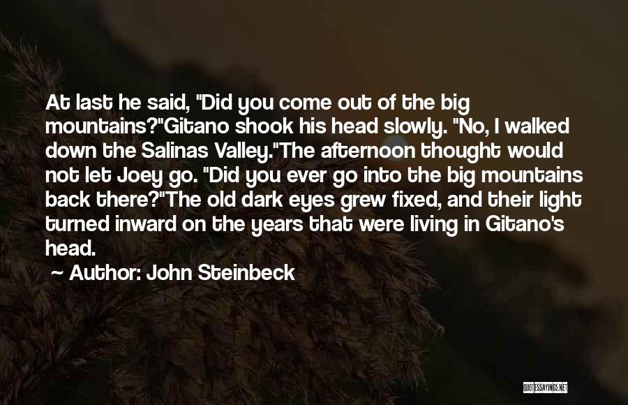 Big Dark Eyes Quotes By John Steinbeck