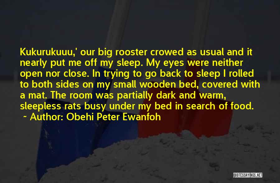 Big Dark Eyes Quotes By Obehi Peter Ewanfoh