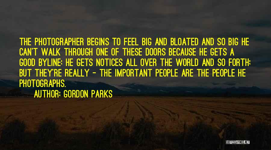 Big Doors Quotes By Gordon Parks