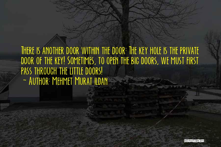 Big Doors Quotes By Mehmet Murat Ildan