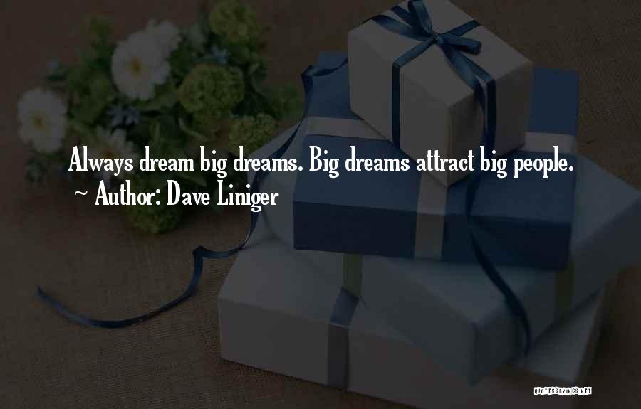 Big Dreams Quotes By Dave Liniger