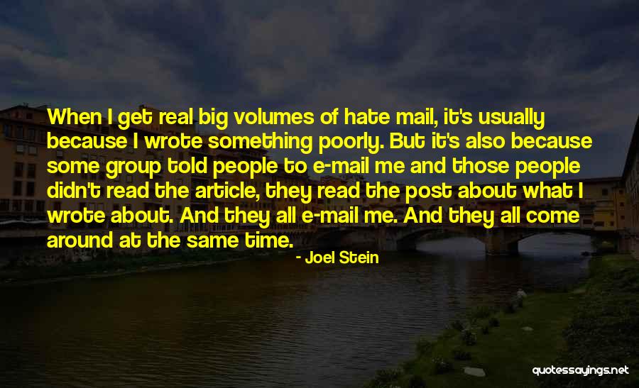 Big E Quotes By Joel Stein Big E Quotes By Joel Stein