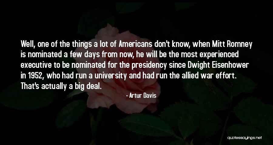 Big Effort Quotes By Artur Davis