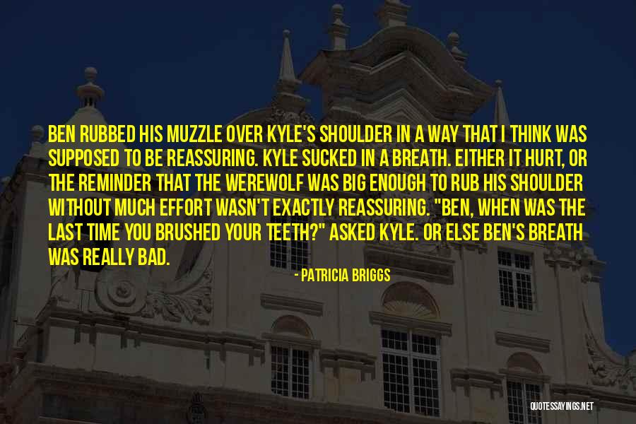 Big Effort Quotes By Patricia Briggs