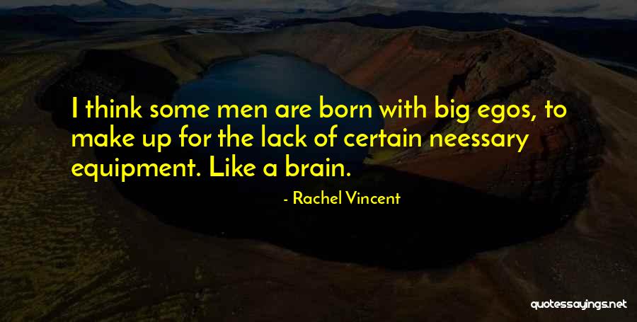 Big Egos Quotes By Rachel Vincent