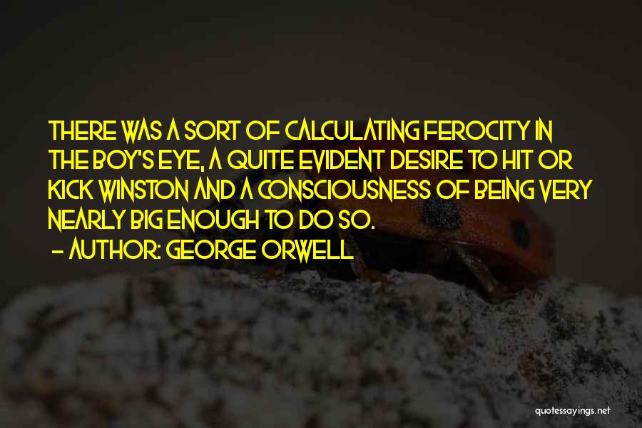 Big Eye Quotes By George Orwell