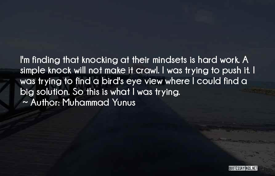 Big Eye Quotes By Muhammad Yunus