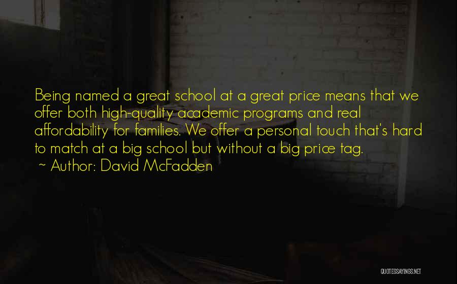 Big Families Quotes By David McFadden