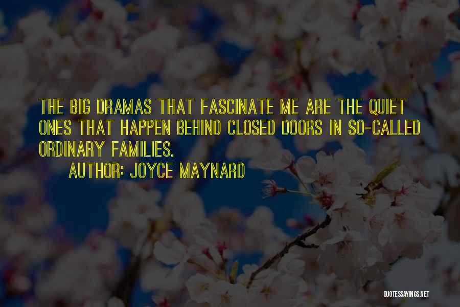 Big Families Quotes By Joyce Maynard