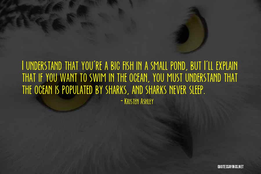 Big Fish Small Fish Quotes By Kristen Ashley