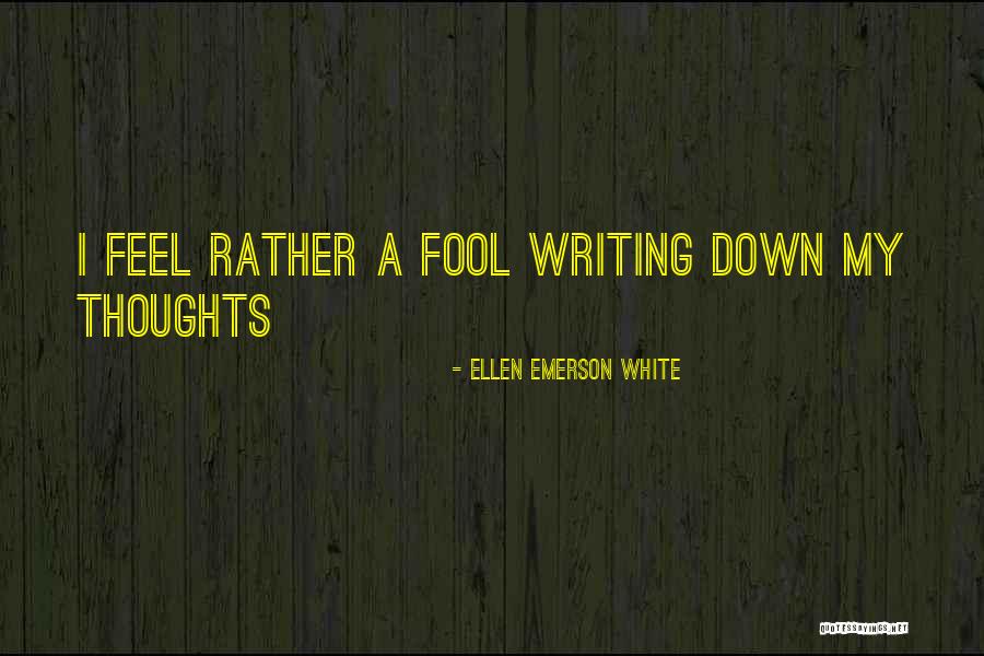 Big Fundamental Quotes By Ellen Emerson White Big Fundamental Quotes By Ellen Emerson White