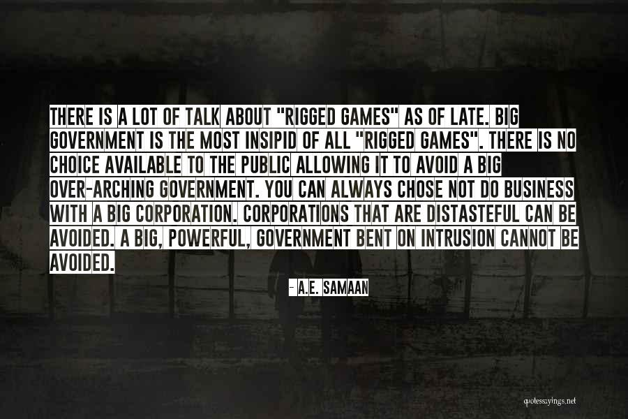 Big Games Quotes By A.E. Samaan Big Games Quotes By A.E. Samaan