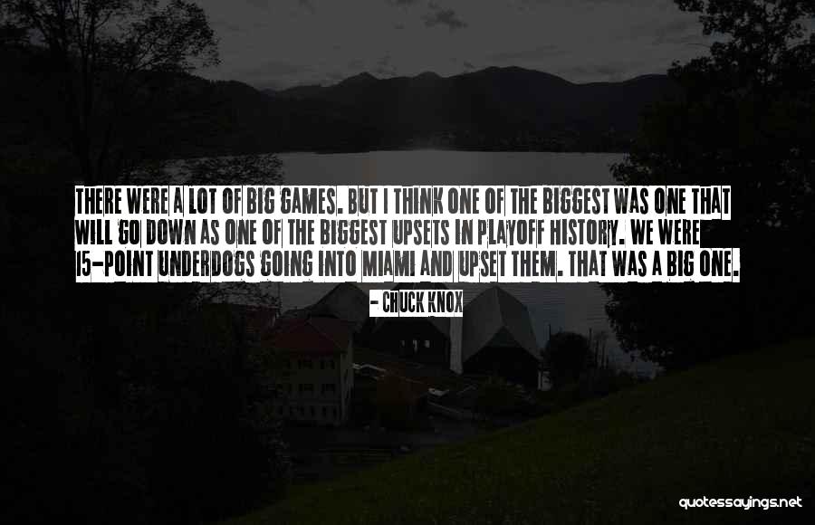 Big Games Quotes By Chuck Knox Big Games Quotes By Chuck Knox