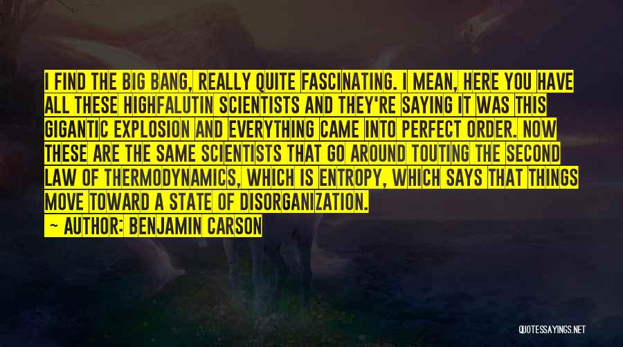 Big Gigantic Quotes By Benjamin Carson