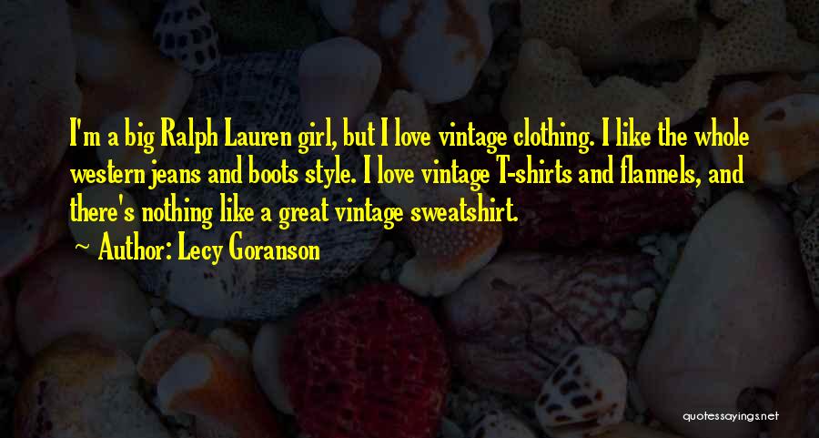 Big Girl Love Quotes By Lecy Goranson