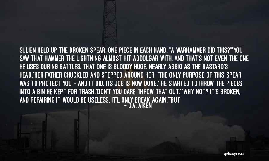 Big Hit Quotes By G.A. Aiken Big Hit Quotes By G.A. Aiken