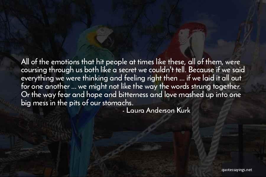 Big Hit Quotes By Laura Anderson Kurk