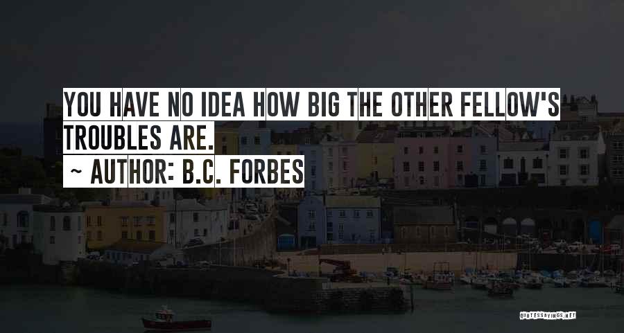 Big Ideas Quotes By B.C. Forbes