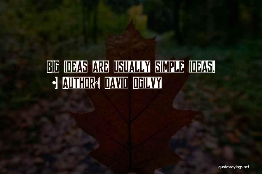 Big Ideas Quotes By David Ogilvy