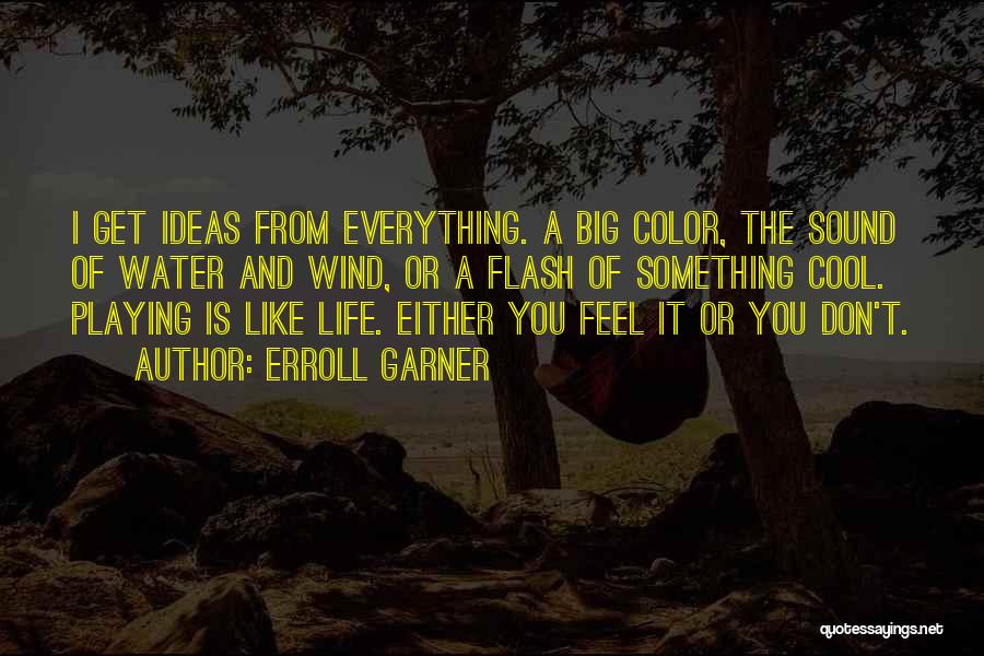 Big Ideas Quotes By Erroll Garner