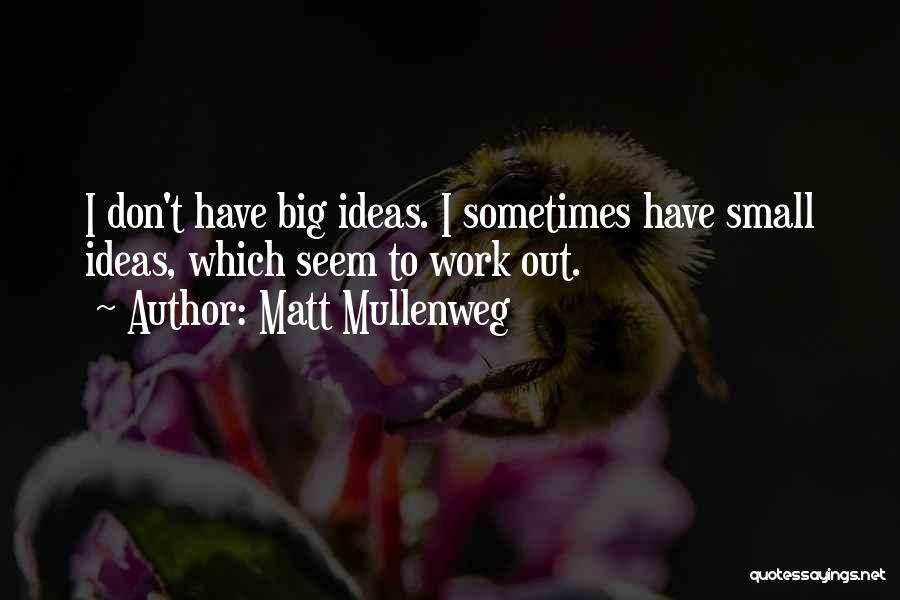 Big Ideas Quotes By Matt Mullenweg