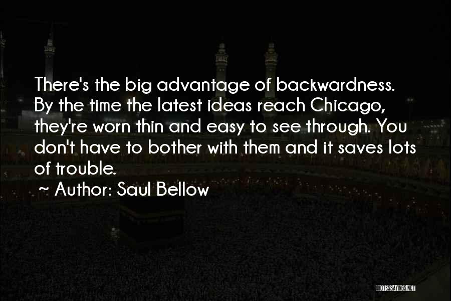 Big Ideas Quotes By Saul Bellow