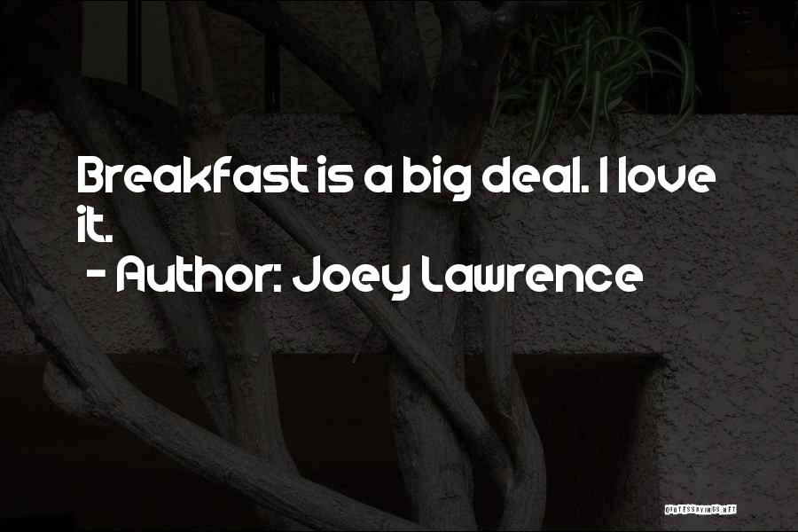 Big L Love Quotes By Joey Lawrence