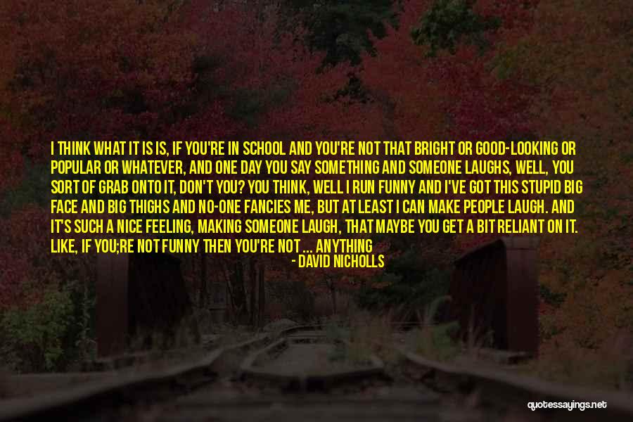 Big Laughs Quotes By David Nicholls