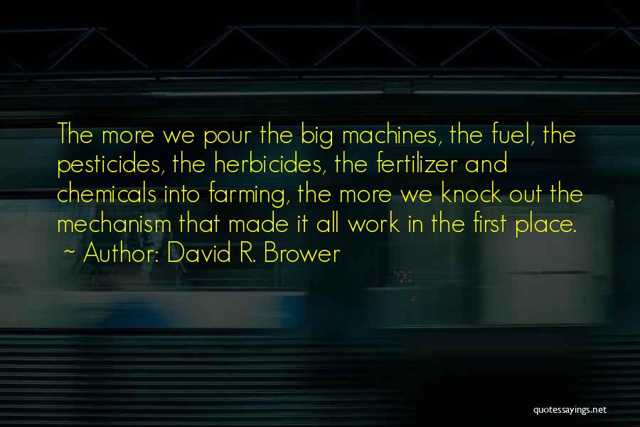 Big Machines Quotes By David R. Brower