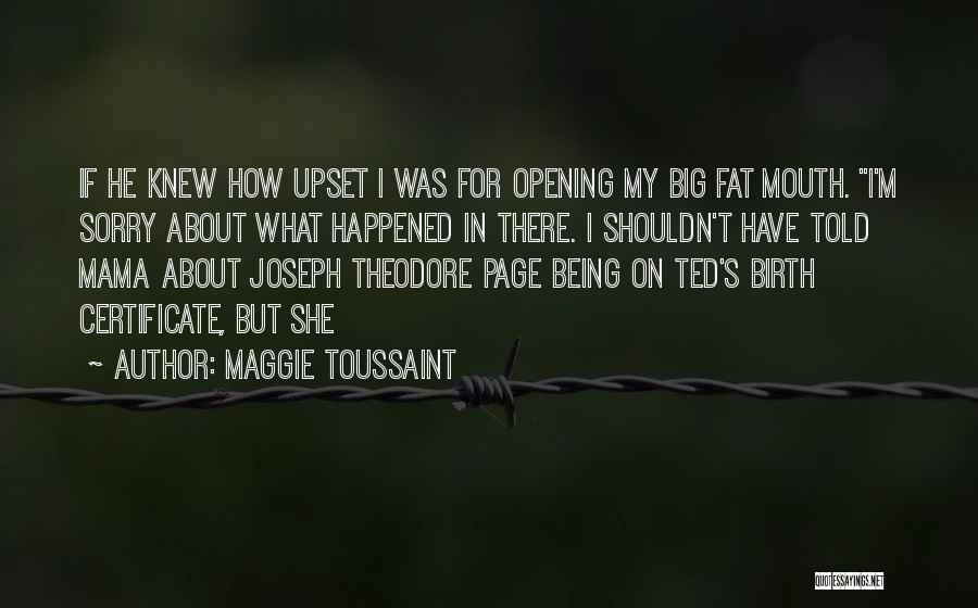 Big Maggie Quotes By Maggie Toussaint